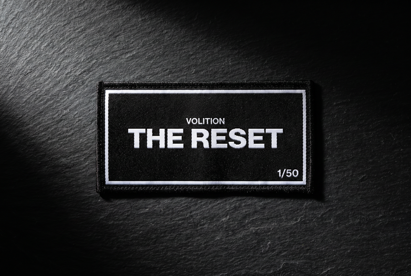 Woven VOLITION THE RESET patch